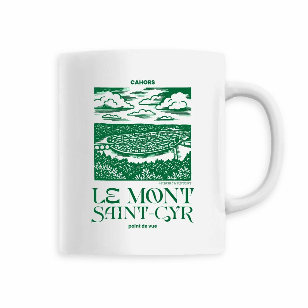 Mug céramique avec illustration du Mont Saint Cyr
